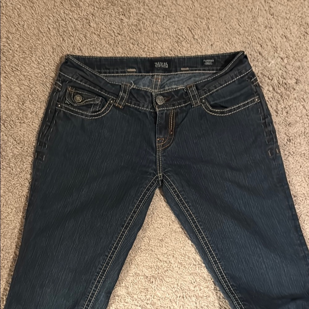 MEK Blue Boot Cut Jeans Classic Style